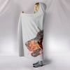 Doberman Pinscher Dog Vector Art Print Hooded Blanket