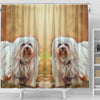 Havanese Dog Painting Art Print Shower Curtains