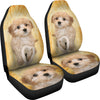 Cavapoo Dog Print Car Seat Covers