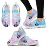 Great Pyrenees On Colorful Print Running Shoes