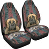 Cute English Mastiff Print Car Seat Covers