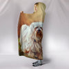 Havanese Dog Art Print Hooded Blanket