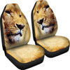 Lion Face Print Car Seat Covers