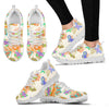 Floral Butterfly Print Sneakers