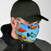 Platy Fish Patterns Print Face Mask