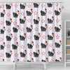 Cute Birds Print Shower Curtain