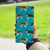 Shetland Sheepdog Print Women's Leather Wallet