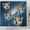 Norwegian Lundehund Print Shower Curtains