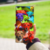 Chiweenie Dog Print Women's Leather Wallet