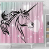 Unicorn Art Print Shower Curtain