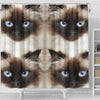 Himalayan Cat Print Shower Curtain