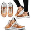 Dogue De Bordeaux Puppy On Brown Print Running Shoes