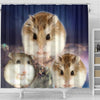 Roborovski Hamster Print Shower Curtains