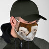 Maltese Print Face Mask