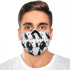 Lykoi Cat Print Premium Face Mask