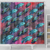 Jack Dampsy Fish Print Shower Curtains