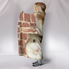 Roborovski Hamster Print Hooded Blanket