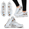 Bloodhound Dog Print Sneakers