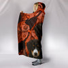 Entlebucher Mountain Dog Print Hooded Blanket