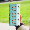 Great Dane Dog Patterns Print Women's Leather Wallet