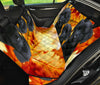 Black Labrador Print Pet Seat Covers