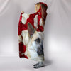 Chinook Dog Print Hooded Blanket