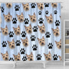 Cairn Terrier Print Shower Curtain