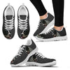 Boston Terrier On Dark Print Running Shoes For Women