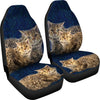 Lovely Selkirk Rex Cat Print Car Seat Covers