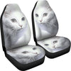 Turkish Angora Cat Print Car Seat Covers