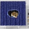 Chinese Hamster Print Shower Curtains