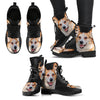 Pembroke Welsh Corgi Print Boots For Women