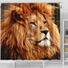 Lion The King Print Shower Curtains