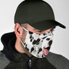 Laughing Dalmatian Print Face Mask