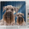 Cesky Terrier Print Shower Curtains