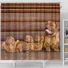 Bordeaux Mastiff Print Shower Curtains