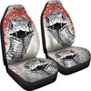 Sketch of Snake Print Car Seat Covers