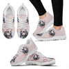 Cute Schnoodle Dog Print Sneakers