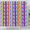 Westie Colorful Pattern Print Shower Curtains