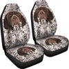 German Shorthaired Pointer Dog Print Car Seat Covers