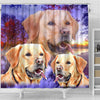 Labrador Retriever Print Shower Curtains