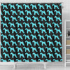 Lakeland Terrier Dog Pattern Print Shower Curtains