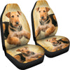 Airedale Terrier Print Car Seat Covers