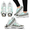 Cute Sheepadoodle Dog Print Sneakers