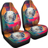 Cute Pomeranian Print Car Seat Covers