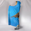 Lark Bird Print Hooded Blanket