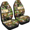 Beagle Collage Print Car Seat Covers