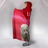 Central Asian Shepherd Puppies Print Hooded Blanket