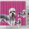 Dandie Dinmont Terrier Print Shower Curtain