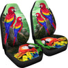 Lovely Scarlet Macaw Parrot Print Car Seat Covers